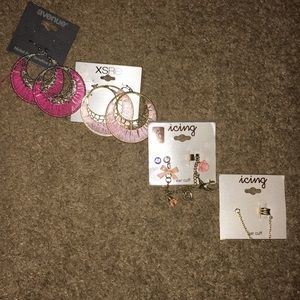Jewelry bundles. Hoops & ear cuffs
